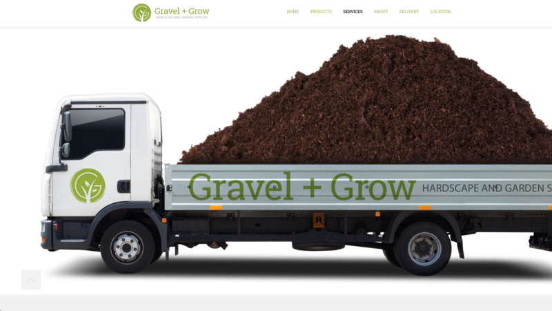 Gravel and Grow website